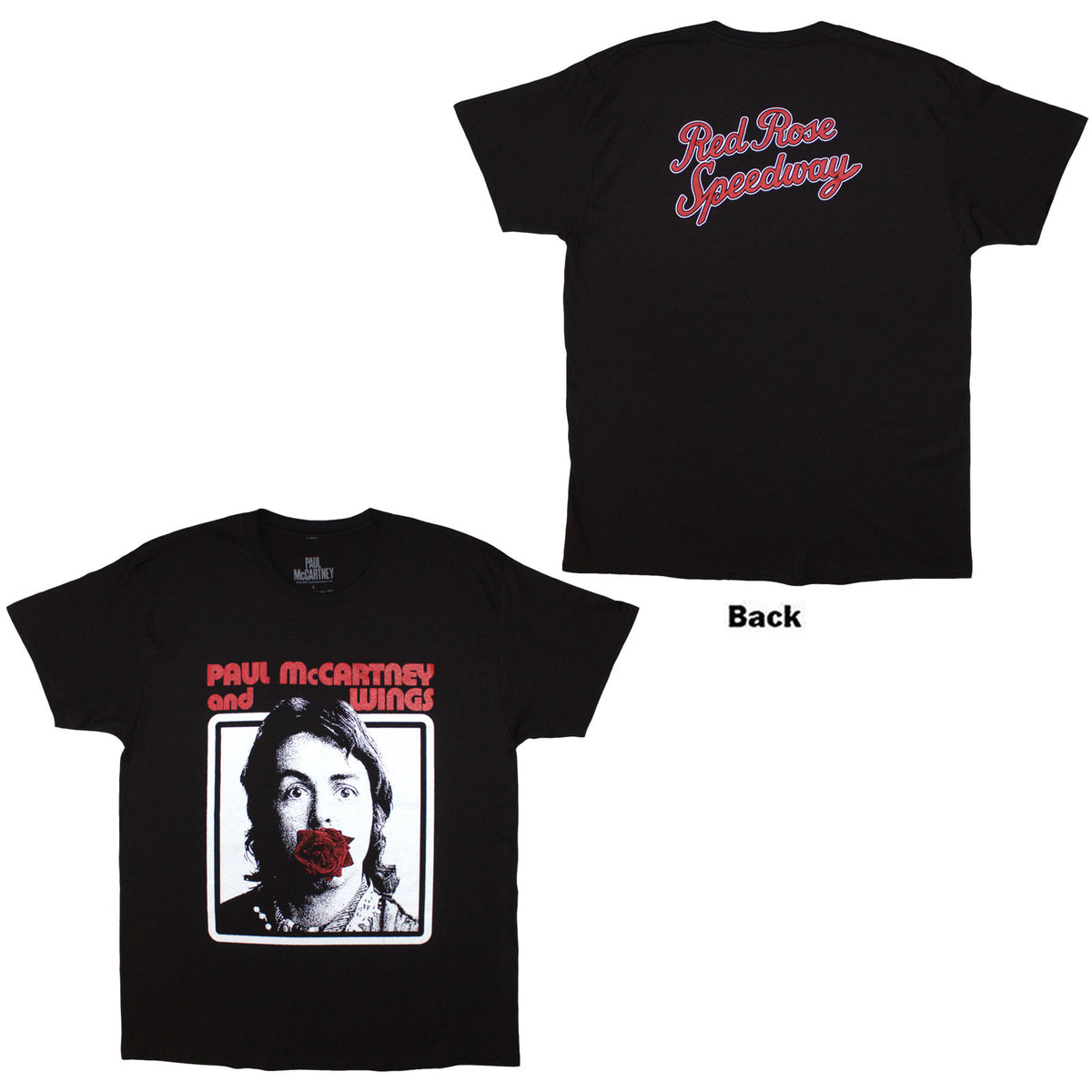 PAUL MCCARTNEY - RED ROSE SPEEDWAY - T-Shirt Black