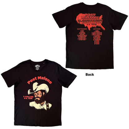 POST MALONE - U.S. TOUR - T-Shirt Black