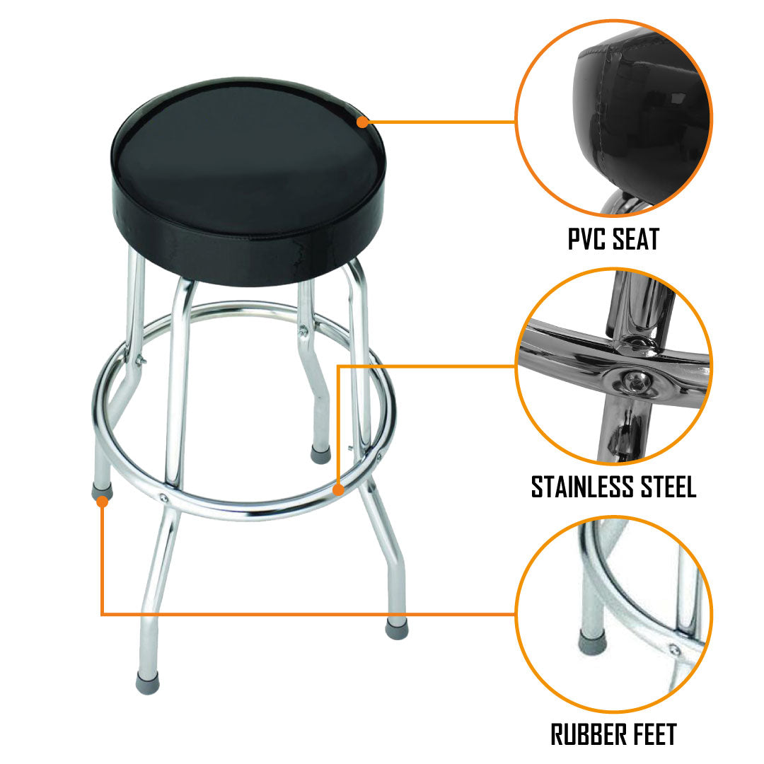 Rocksax Rob Zombie Bar Stool - Lunar