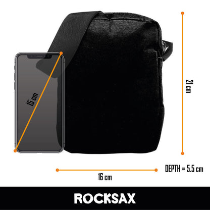 Borsa a tracolla Rocksax Ed Sheeran - Modello a simboli