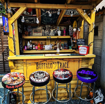 Rocksax Rob Zombie Bar Stool - Lunar