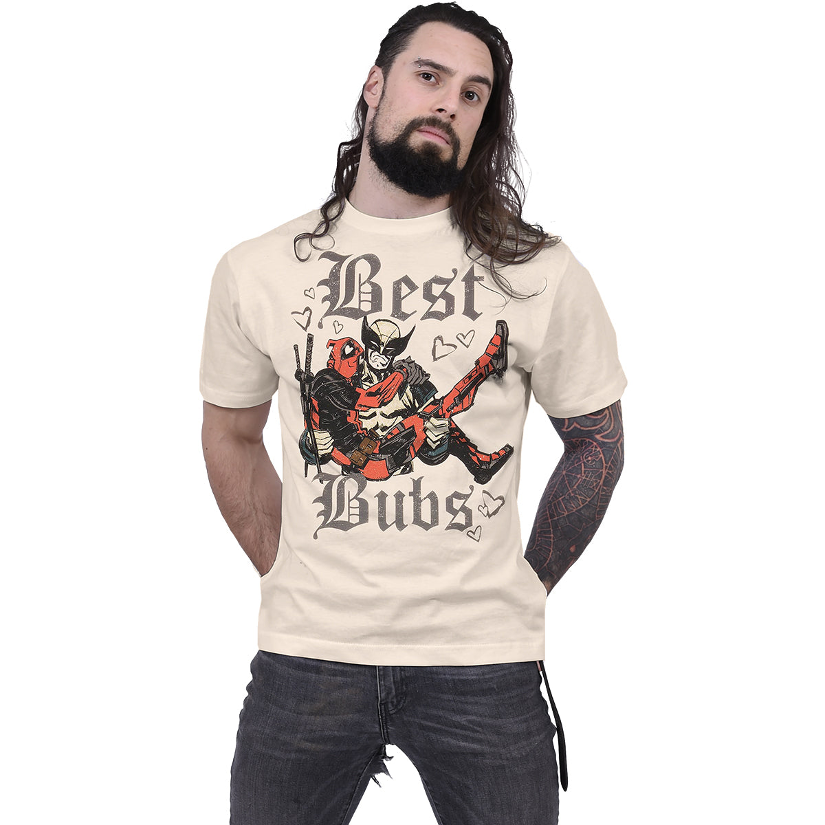 DEADPOOL - BEST BUBS - T-Shirt Stone