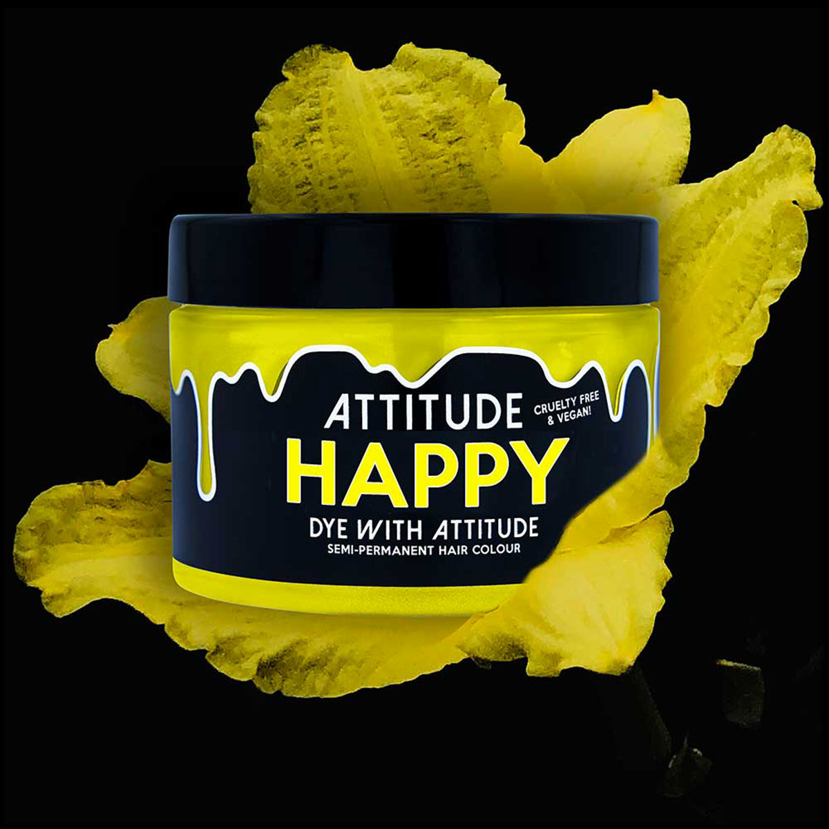 HAPPY UV YELLOW - Tintura per capelli Attitude - 135ml