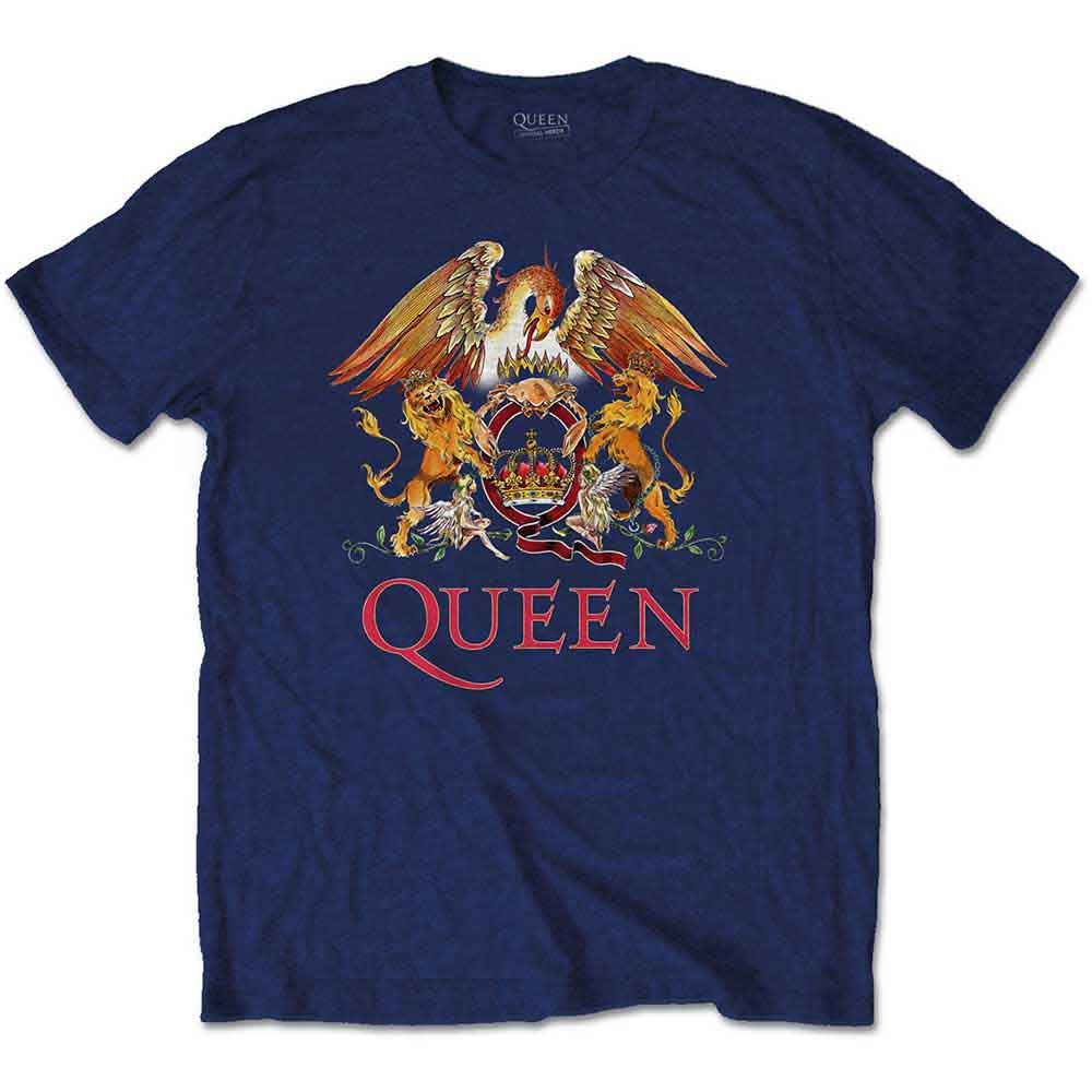 QUEEN - CLASSIC CREST - Kids T-Shirt Blue