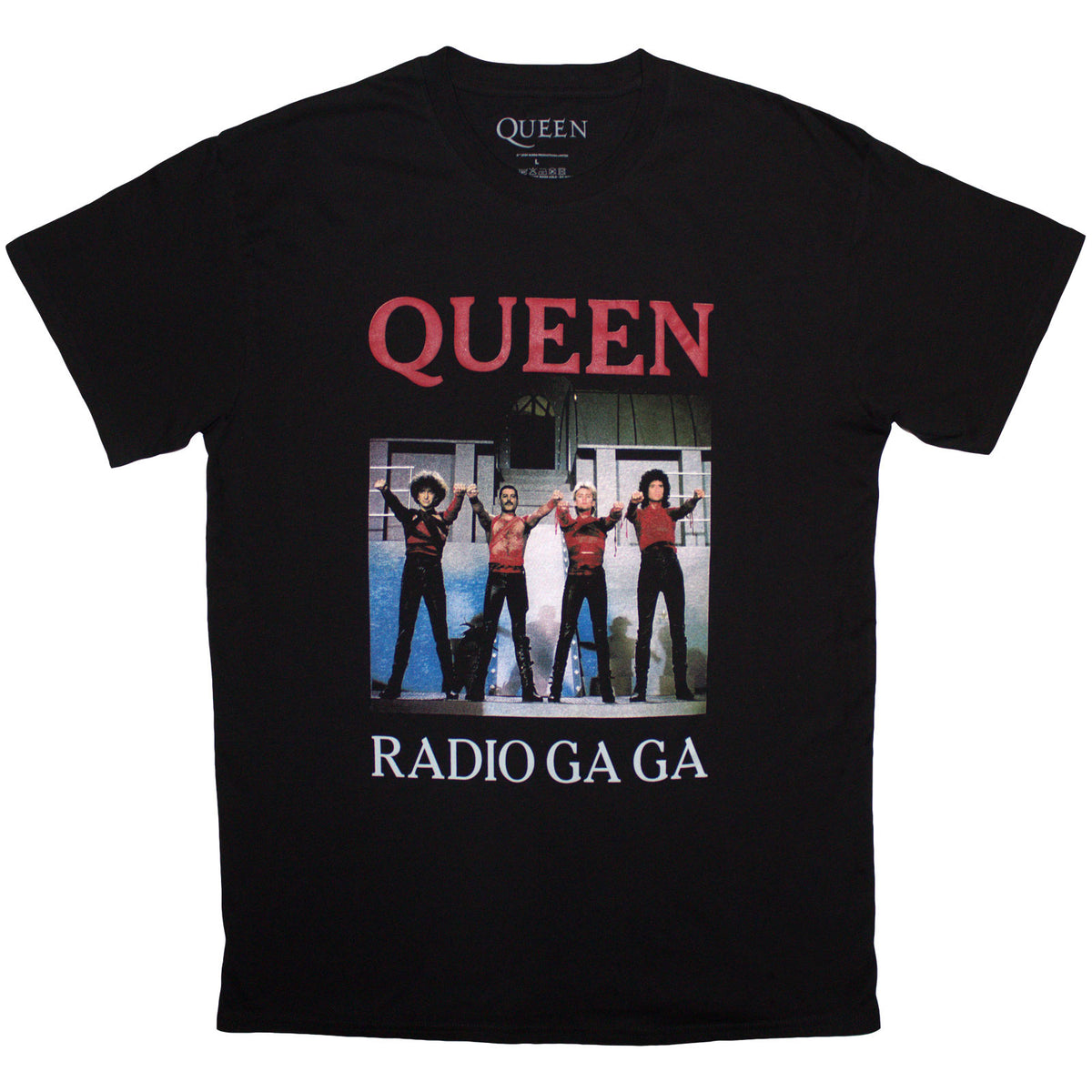 QUEEN - RADIO GA GA - T-Shirt Black
