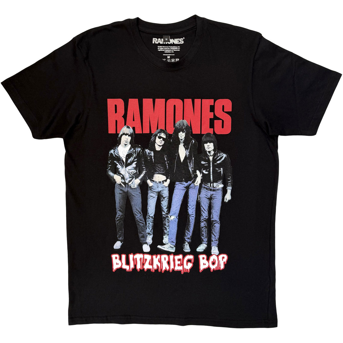 RAMONES - BLITZ - Carbon T-Shirt Black