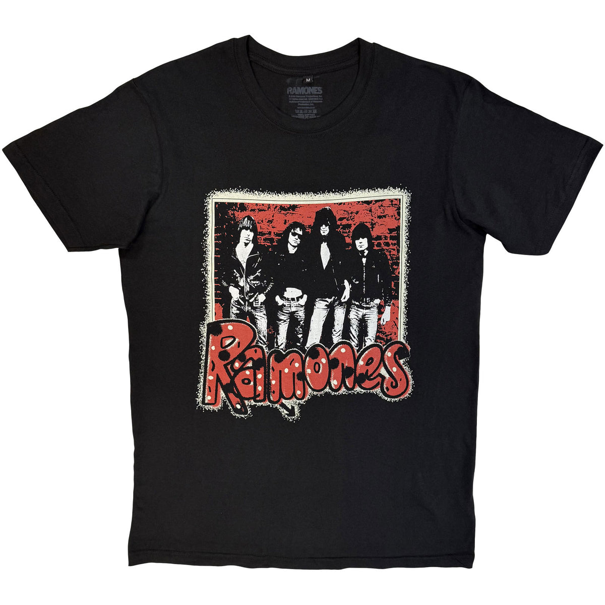 RAMONES - GRAFFITI - Carbon T-Shirt Black