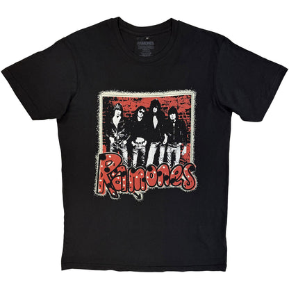 RAMONES - GRAFFITI - Carbon T-Shirt Black