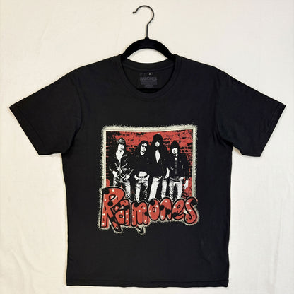 RAMONES - GRAFFITI - Carbon T-Shirt Black