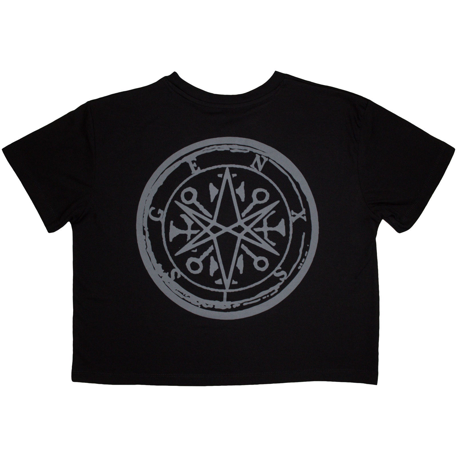 BRING ME THE HORIZON - METAL LOGO GENXSIS - Crop Top Black (Back Print)