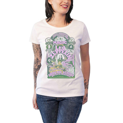 LED ZEPPELIN - ELECTRIC MAGIC - Ladies T-Shirt White
