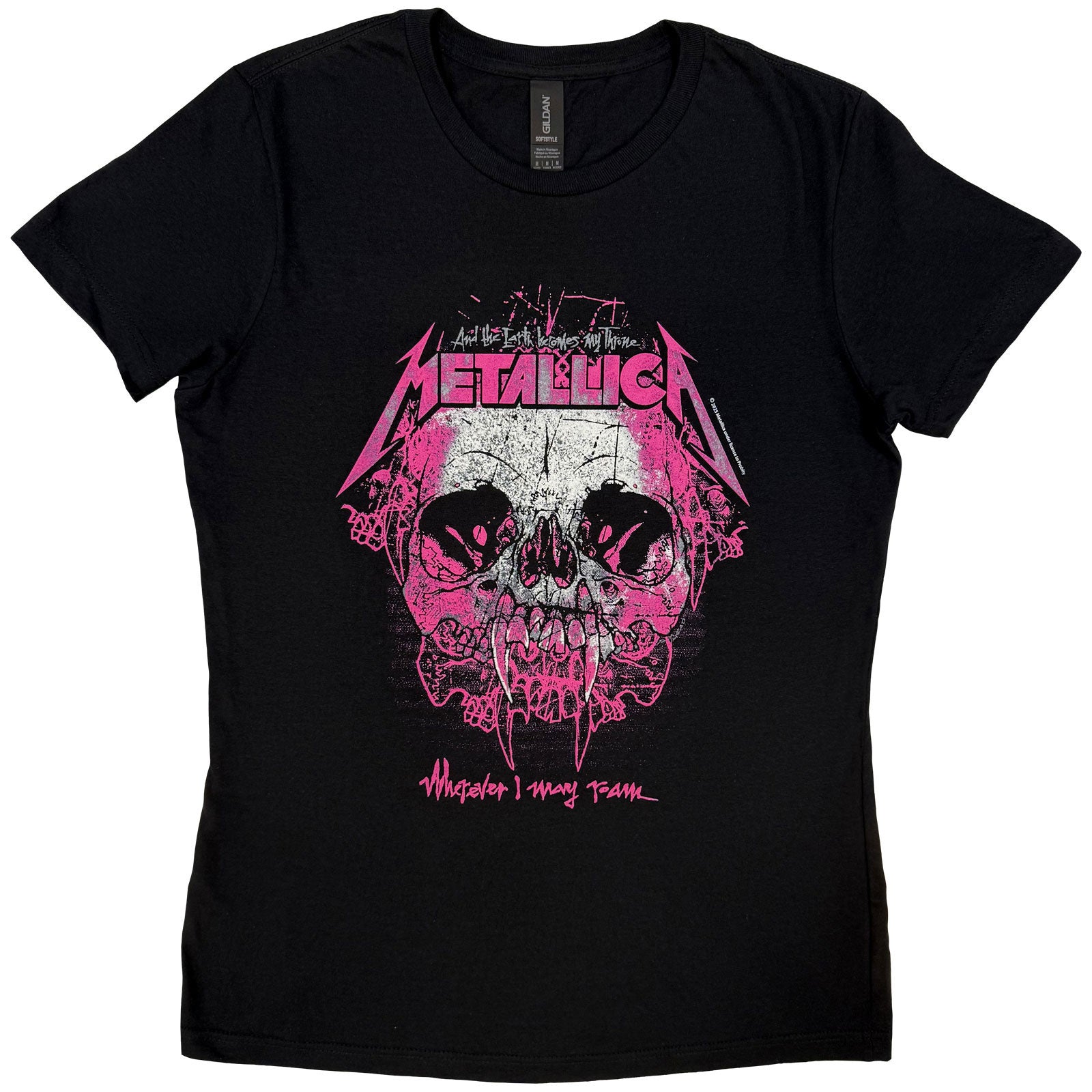 METALLICA - WHEREVER I MAY ROAM - Ladies T-Shirt Black