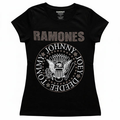 RAMONES - SIGILLO PRESIDENZIALE - Maglietta da donna nera (impreziosita)