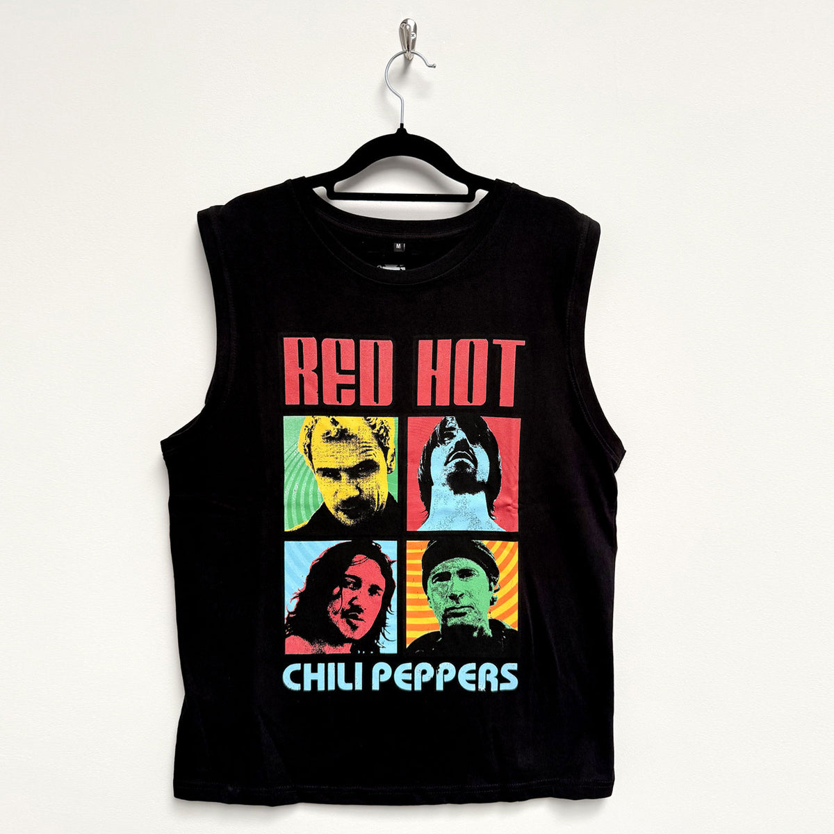 RED HOT CHILI PEPPERS - PORTRAIT PHOTOS - Tank T-Shirt Black