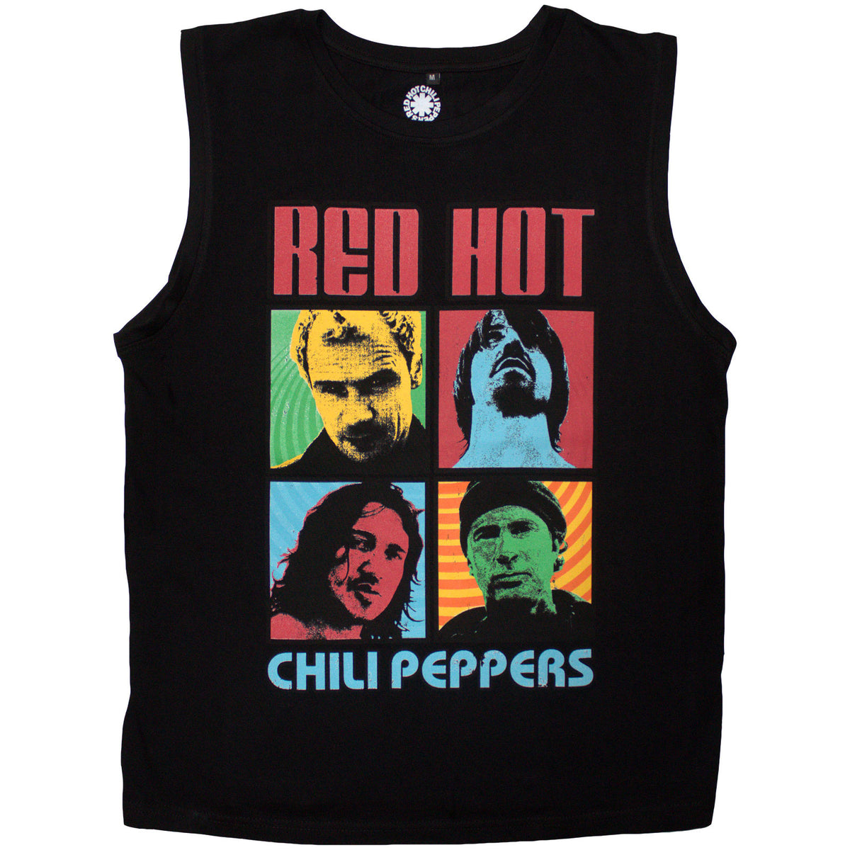 RED HOT CHILI PEPPERS - PORTRAIT PHOTOS - Tank T-Shirt Black