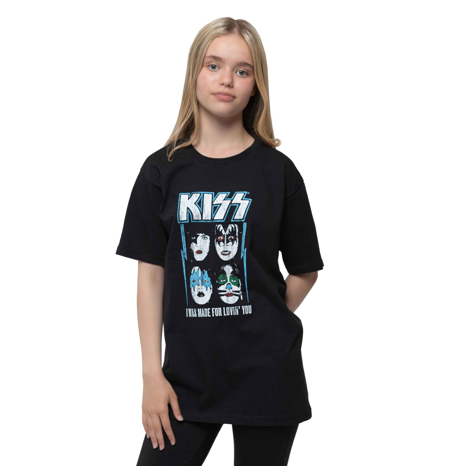 KISS - MADE FOR LOVIN' YOU - Kids T-Shirt Black