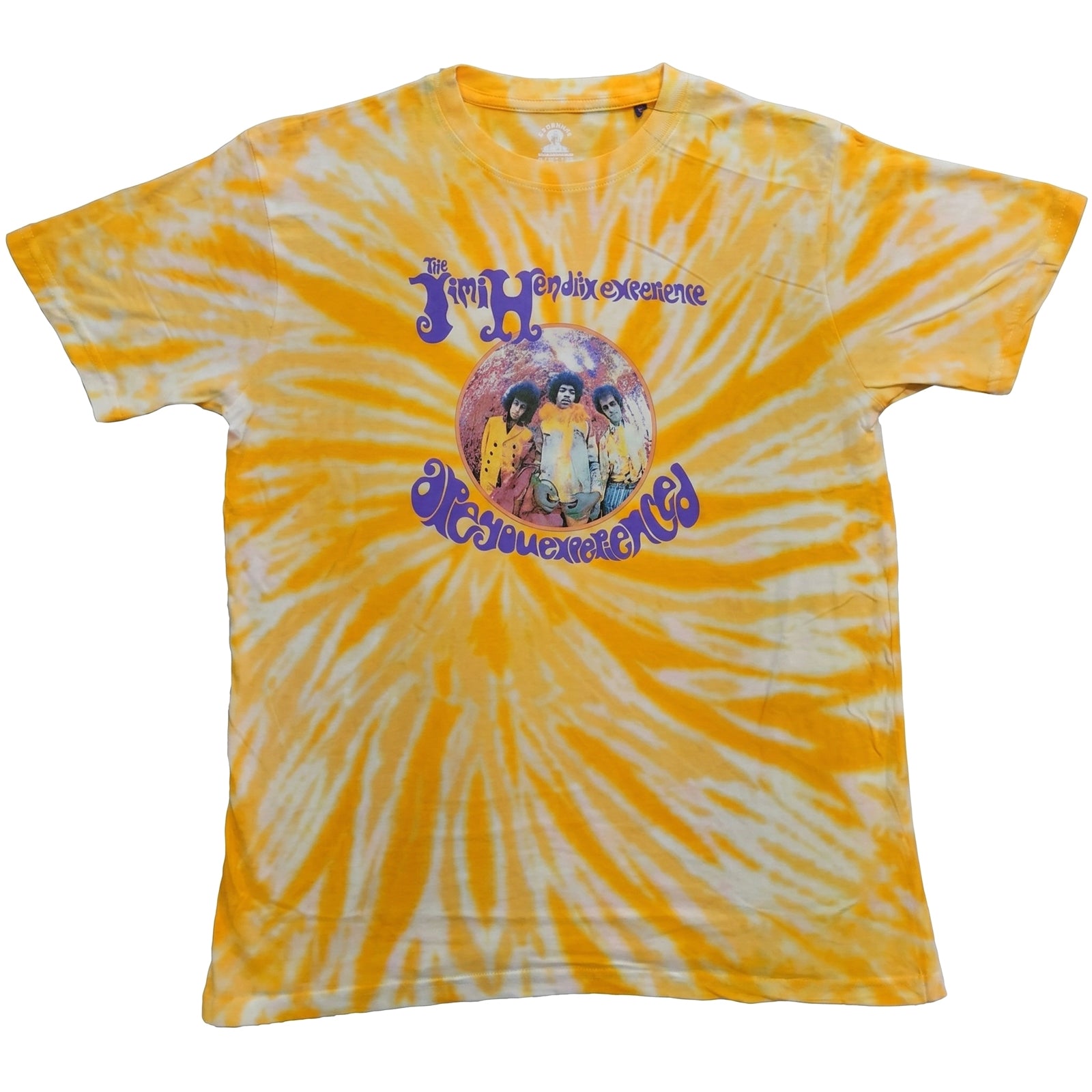 JIMI HENDRIX - ARE YOU EXPERIENCED - Kids T-Shirt Yellow (Wash Collection)