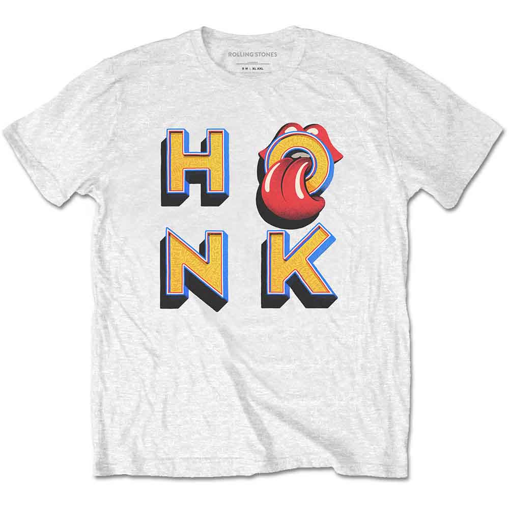 THE ROLLING STONES - HONK LETTERS - T-Shirt White