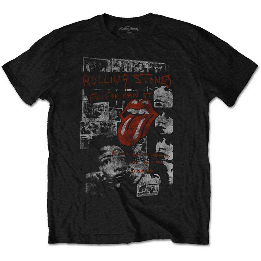 THE ROLLING STONES - ELITE FADED - T-Shirt Black