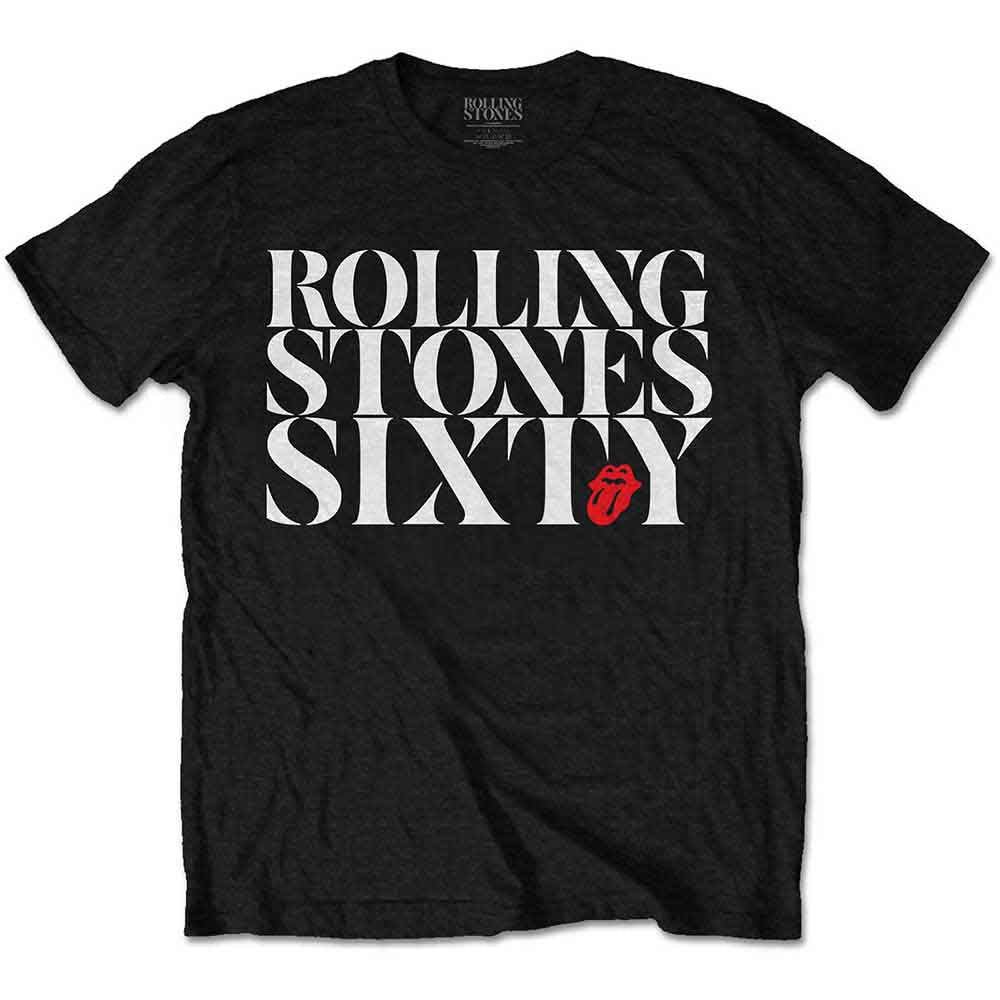 THE ROLLING STONES - SIXTY CHIC - T-Shirt Black