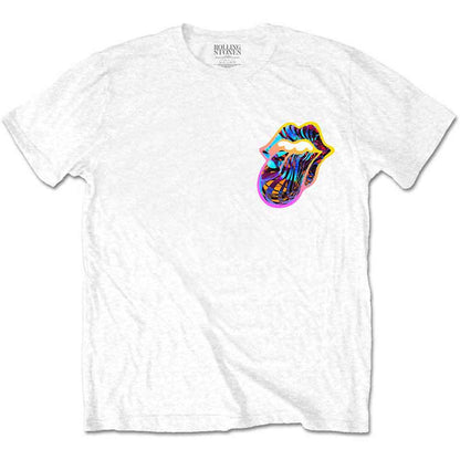 THE ROLLING STONES - SIXTY GRADIENT TEXT - T-Shirt White