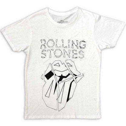 THE ROLLING STONES - HACKNEY DIAMONDS DIAMOND TONGUE OUTLINE - T-Shirt White