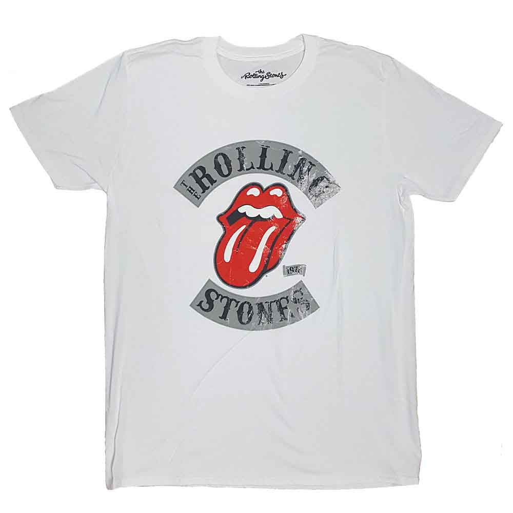 THE ROLLING STONES - DISTRESSED TOUR 78 - T-Shirt White