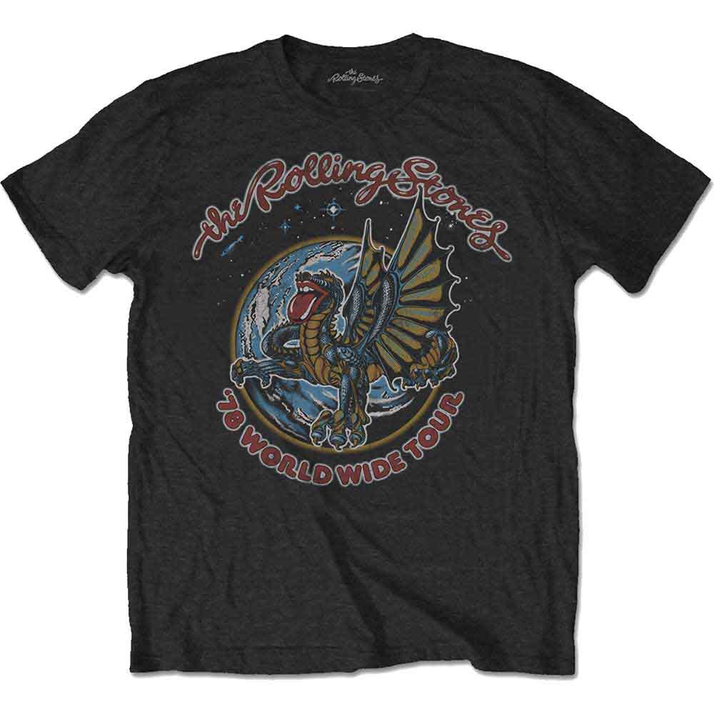 THE ROLLING STONES - DRAGON '78 - T-Shirt Black