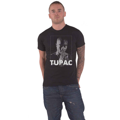 TUPAC - PRAYING - T-Shirt Black