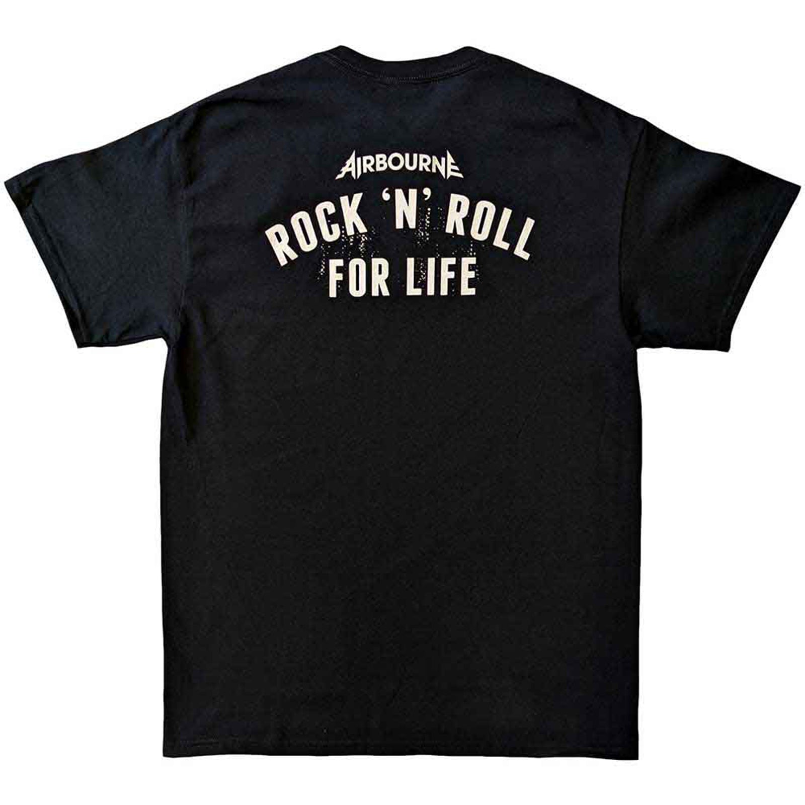 AIRBOURNE - R 'N' R BONESHAKER - T-Shirt Black (Back Print)