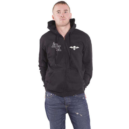 AVENGED SEVENFOLD - DEAD HEAD - Zipped Hoodie Black (Back Print)