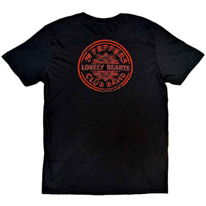 BEATLES, THE - Maglietta VINTAGE SGT PEPPER - Nero (retro stampa)