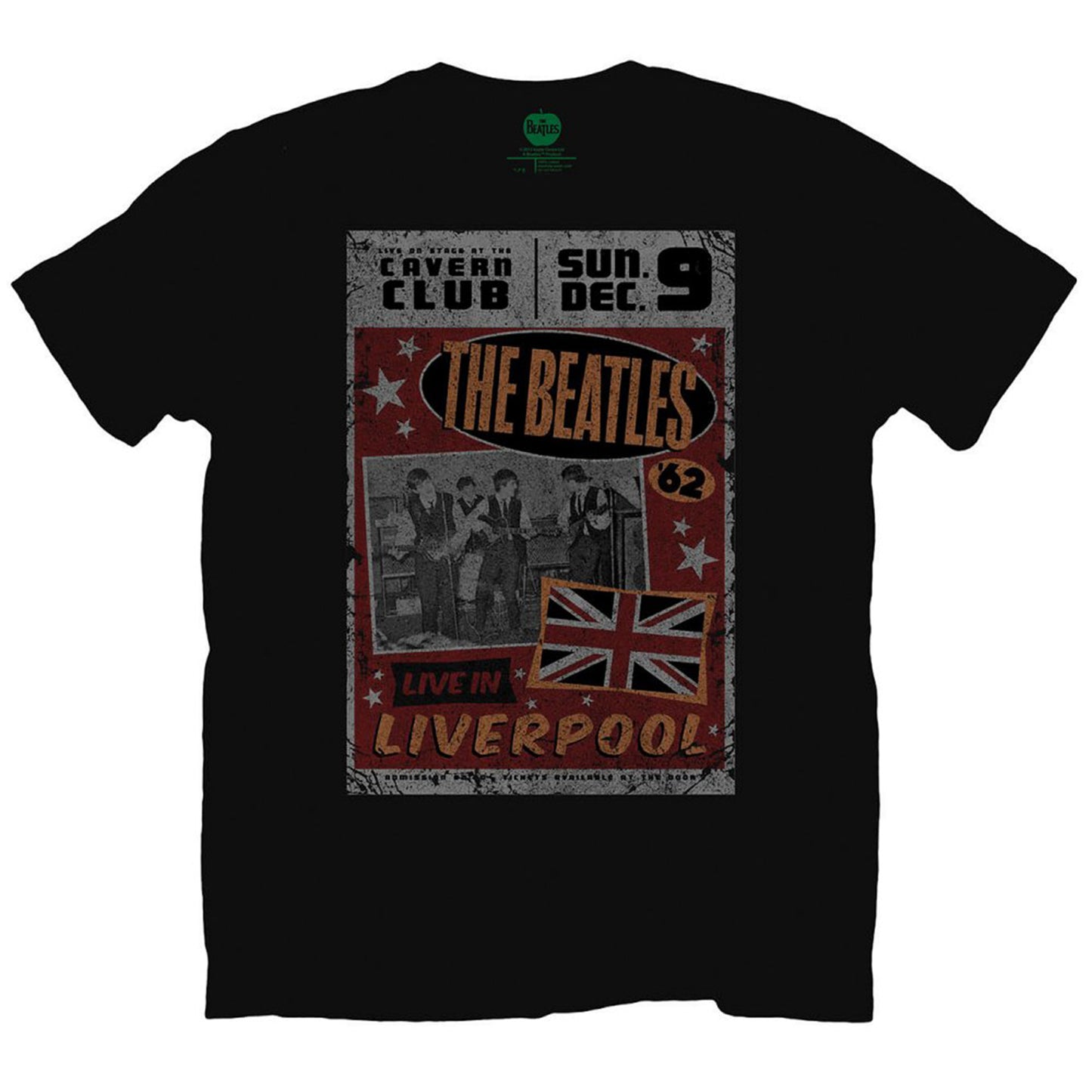 BEATLES, THE - LIVE IN LIVERPOOL - T-Shirt Black