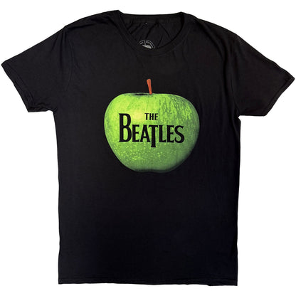 BEATLES, THE - LOGO APPLE - Maglietta nera