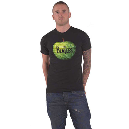 BEATLES, THE - LOGO APPLE - Maglietta nera