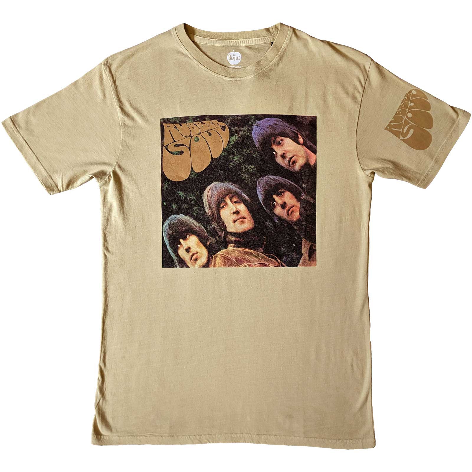 BEATLES, THE - RUBBER SOUL US - T-Shirt Neutral (Sleeve Print)
