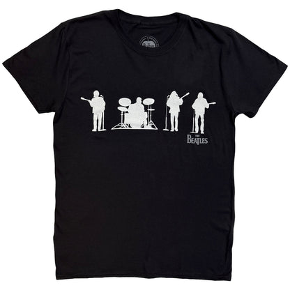 BEATLES, THE - SAVILLE ROW LINE UP SILHOUETTE - Maglietta nera