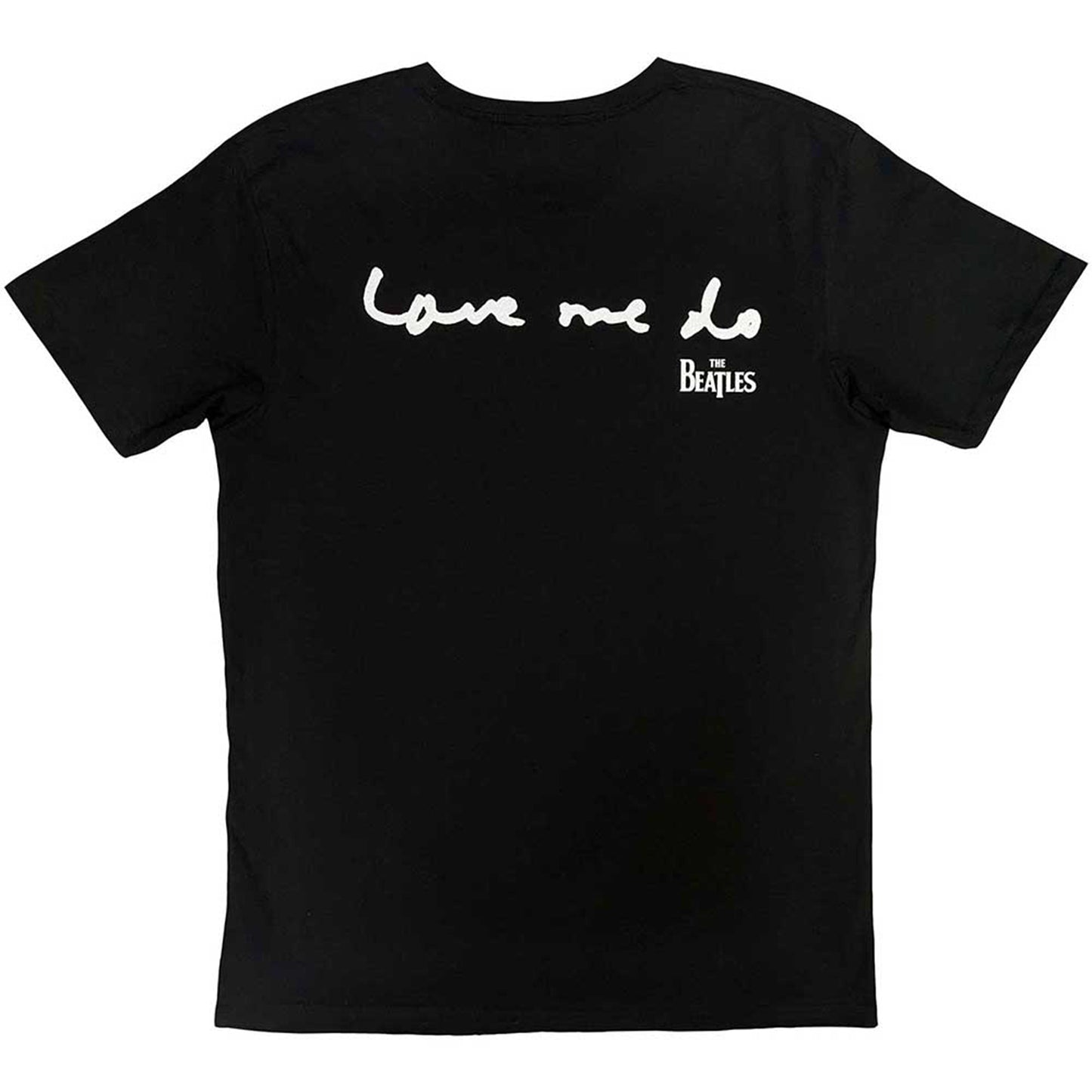 BEATLES, THE - NOW & THEN - T-Shirt Black (Back Print)