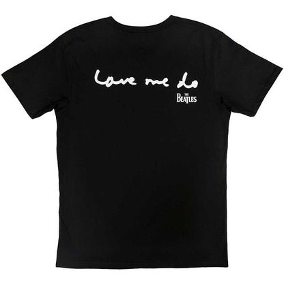 BEATLES, THE - NOW & THEN - T-Shirt Black (Back Print)