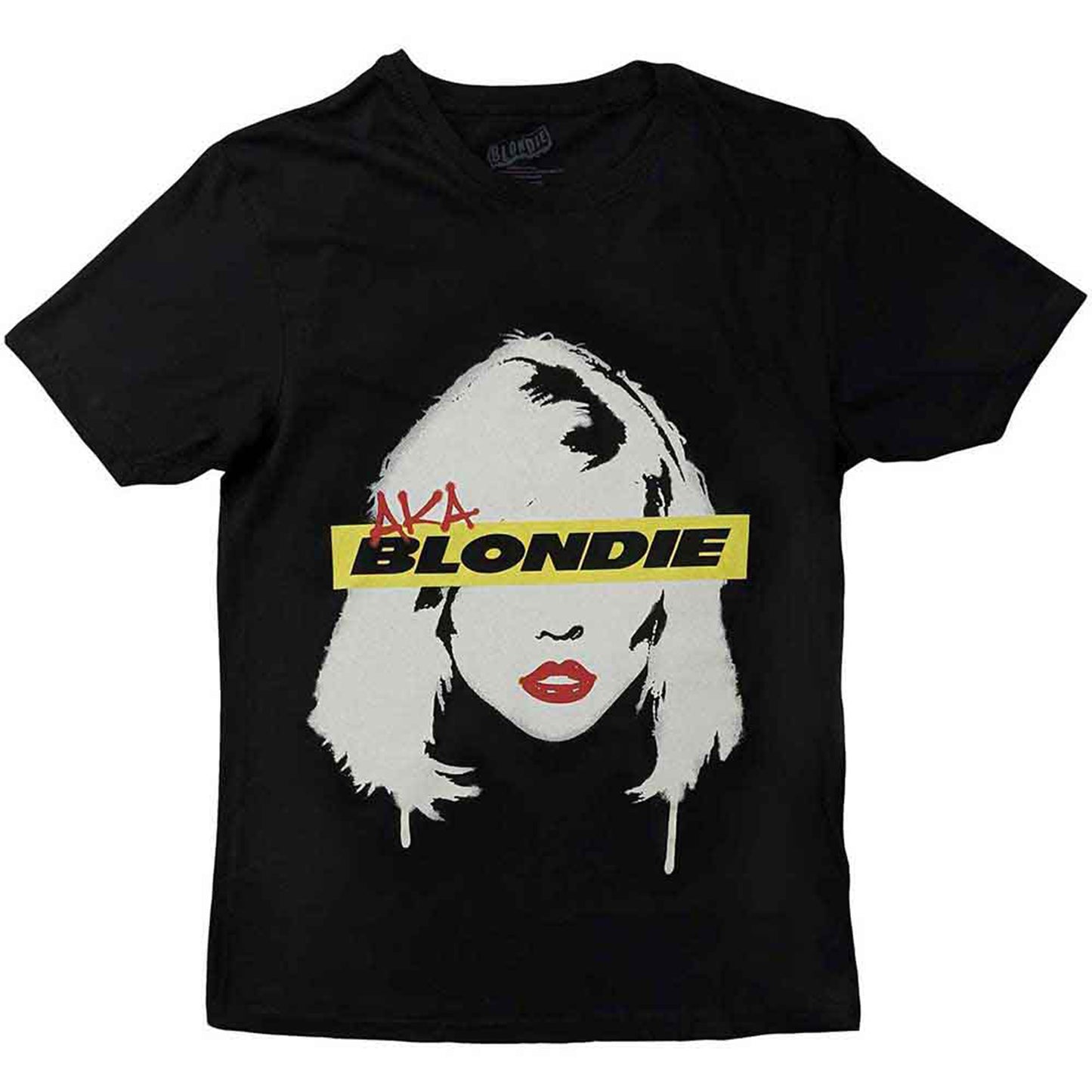BLONDIE - AKA EYESTRIP - T-Shirt Black