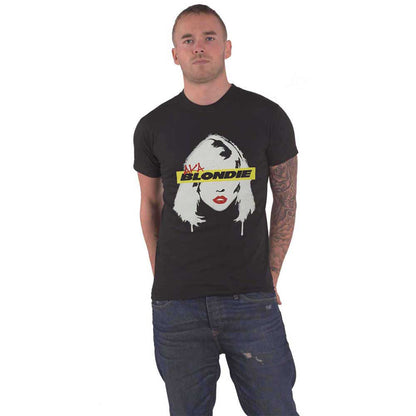 BLONDIE - AKA EYESTRIP - T-Shirt Black