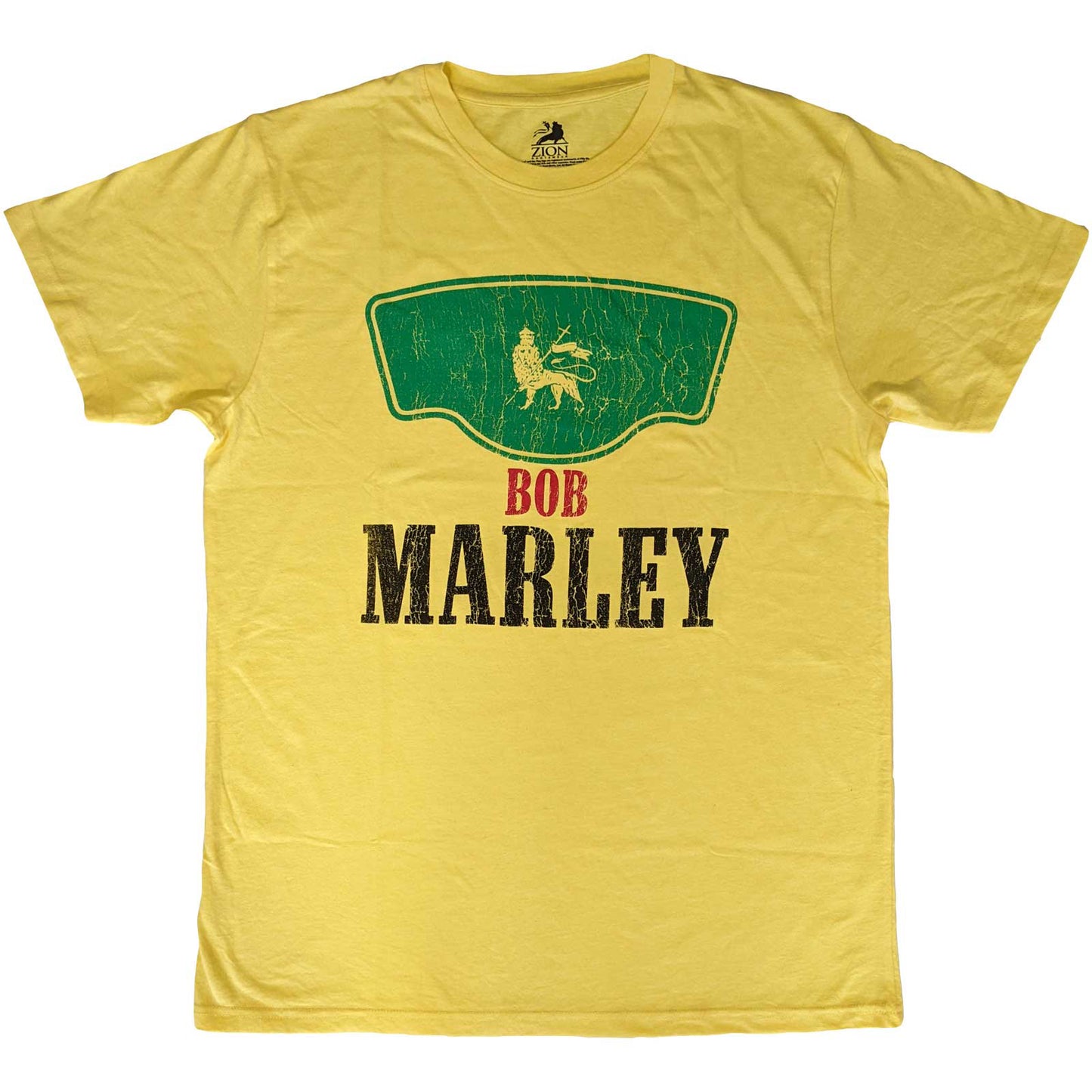 BOB MARLEY - VINTAGE GREEN LABEL - T-Shirt Yellow