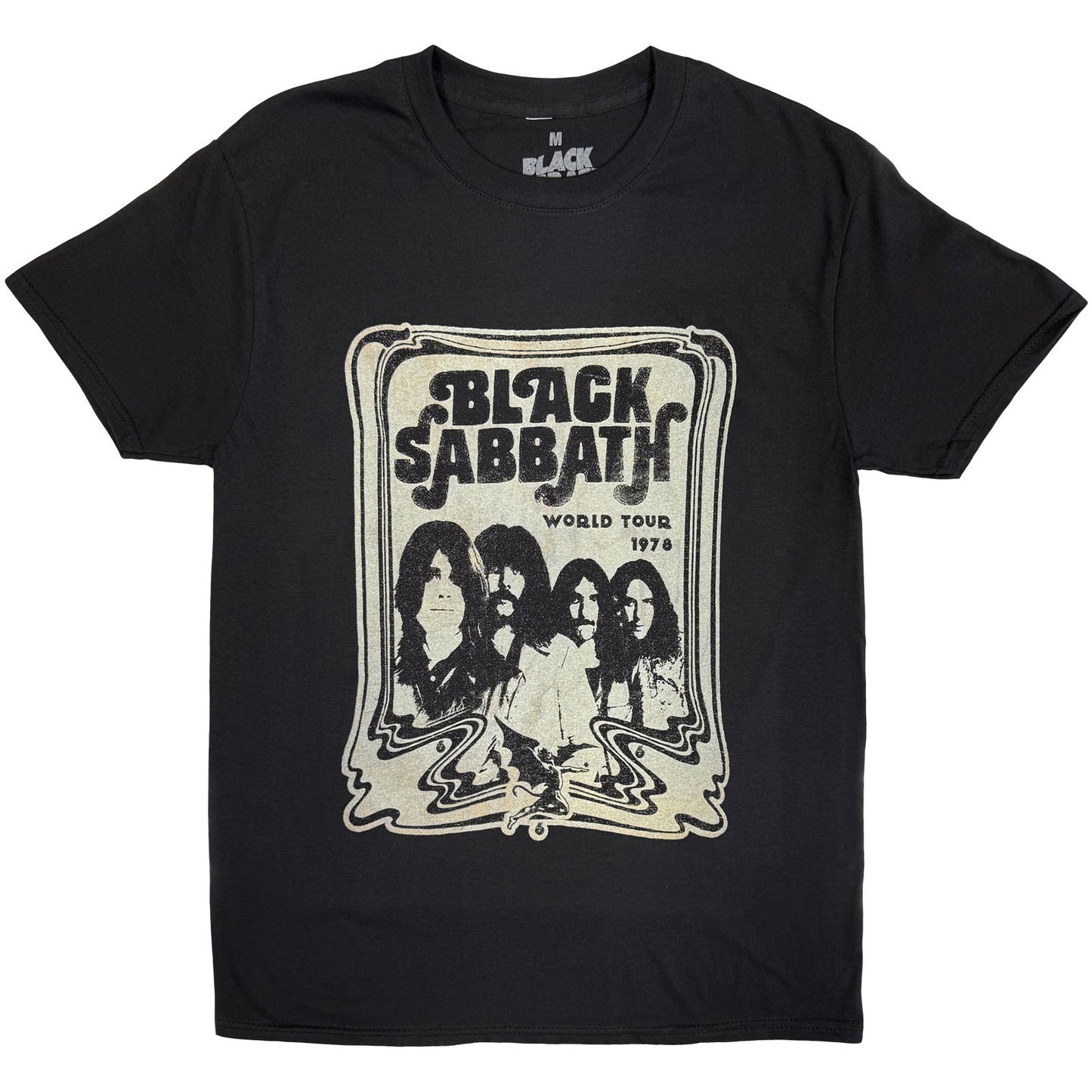 BLACK SABBATH - WORLD TOUR 1978 - Maglietta nera