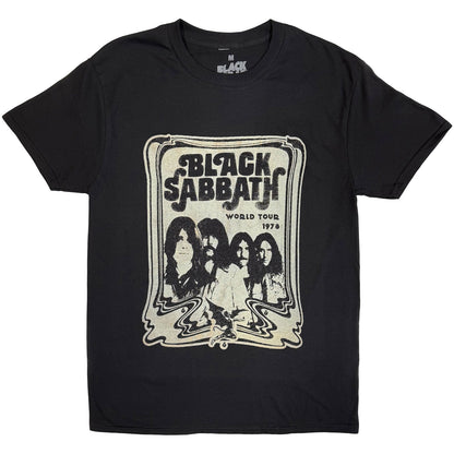 BLACK SABBATH - WORLD TOUR 1978 - Maglietta nera