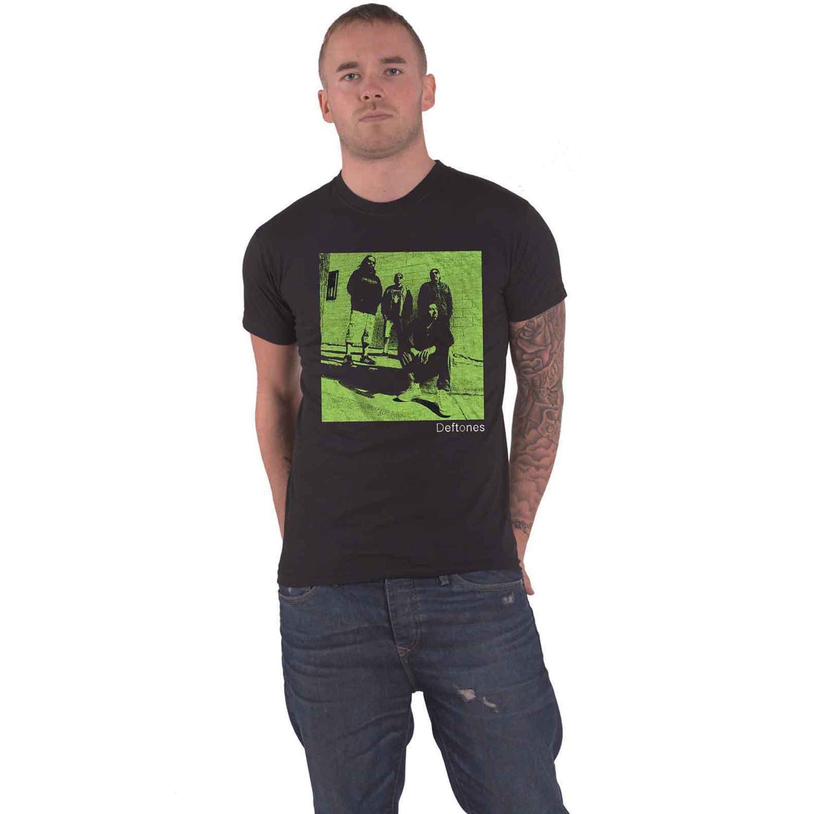 DEFTONES - GREEN PHOTO - T-Shirt Black