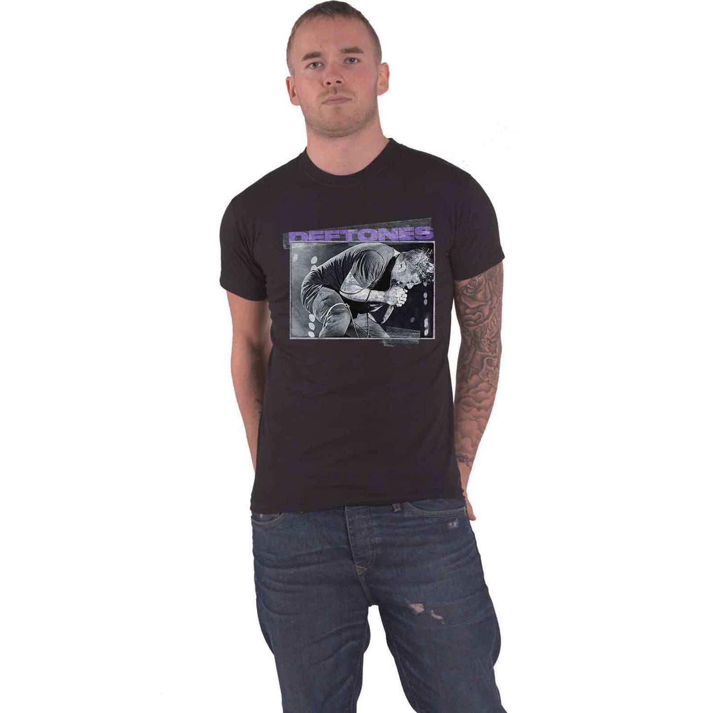 DEFTONES - CHINO LIVE PHOTO - T-Shirt Black
