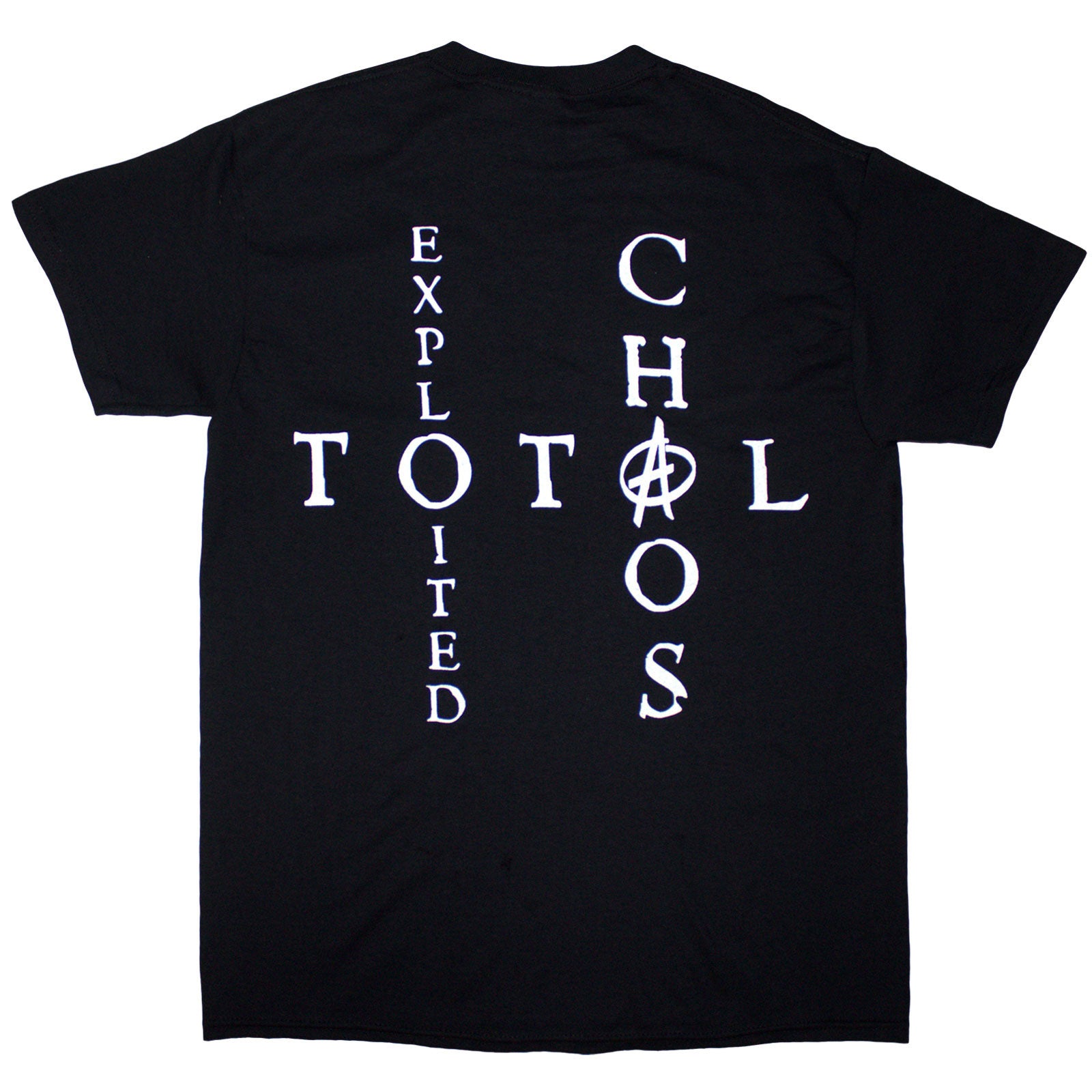 EXPLOITED, THE - MOHICAN SKULL - T-Shirt Black (Back Print)