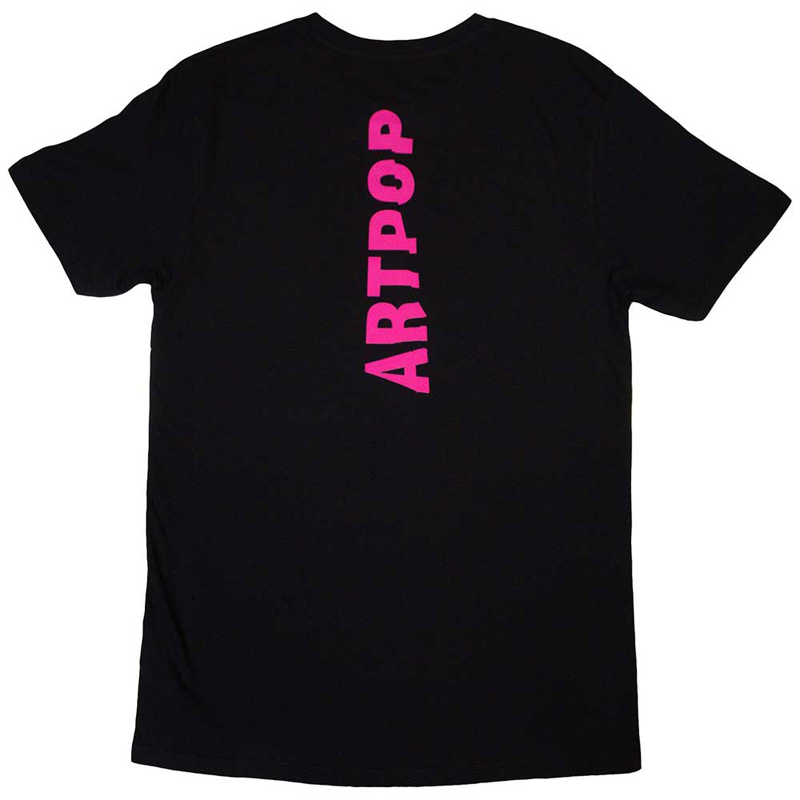 LADY GAGA - ARTPOP COVER - T-Shirt Black (Back Print)