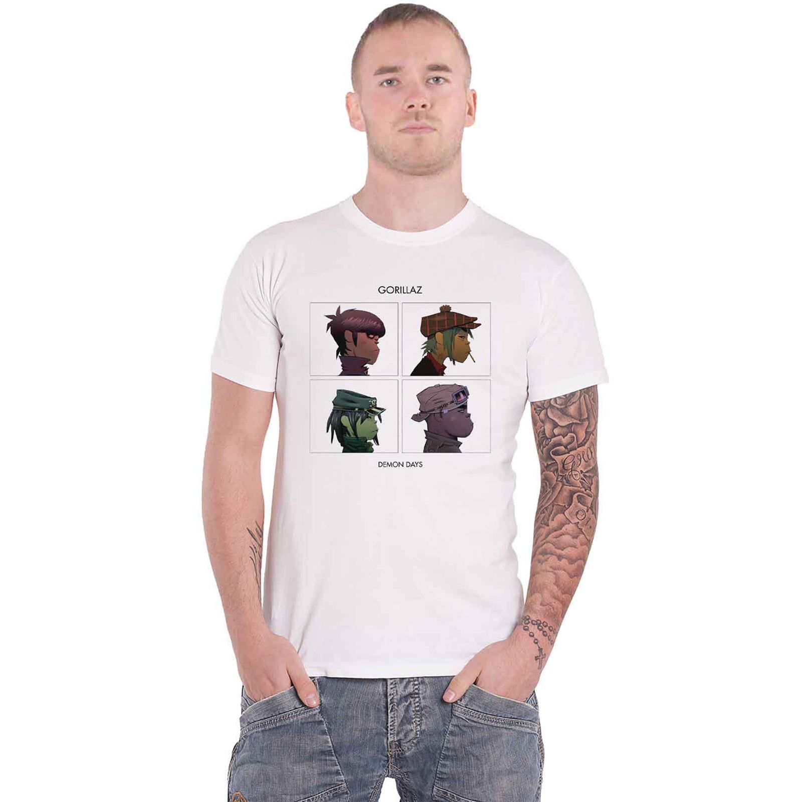 GORILLAZ - DEMON DAYS - T-Shirt White