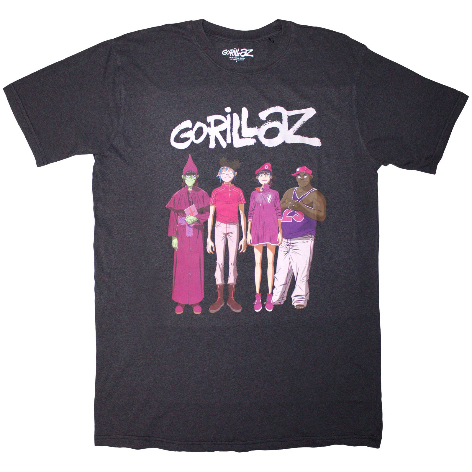 GORILLAZ - CRACKER ISLAND STANDING GROUP - T-Shirt Black